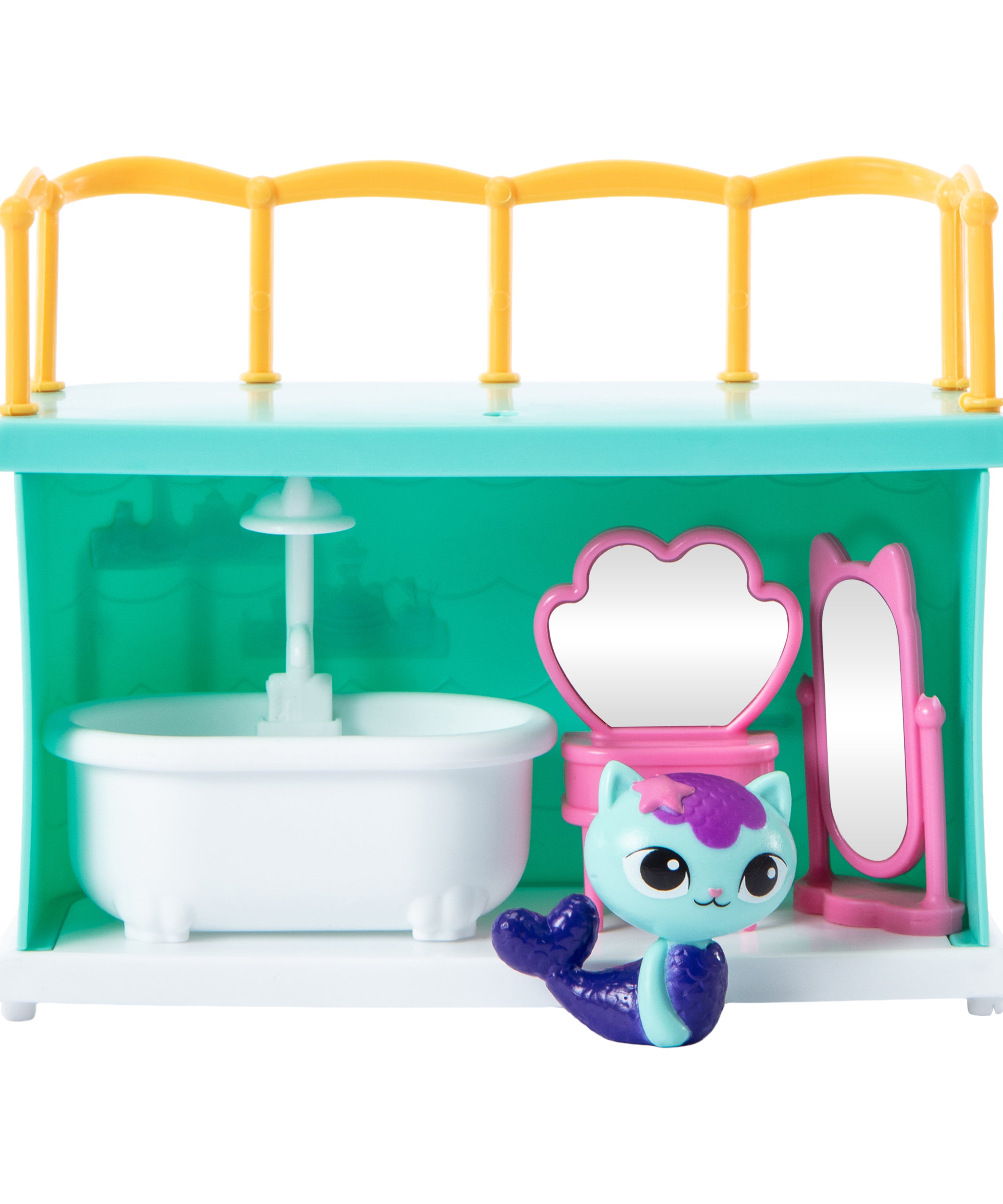 Gabbys Dollhouse - Set de Juguetes Aventura de Baño con Mercat