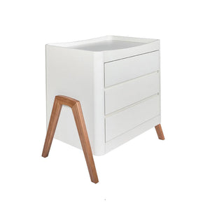 Gaia Baby Hera Dresser 'Studio Edit' - White / Oak-Changing Units-White / Oak- | Natural Baby Shower