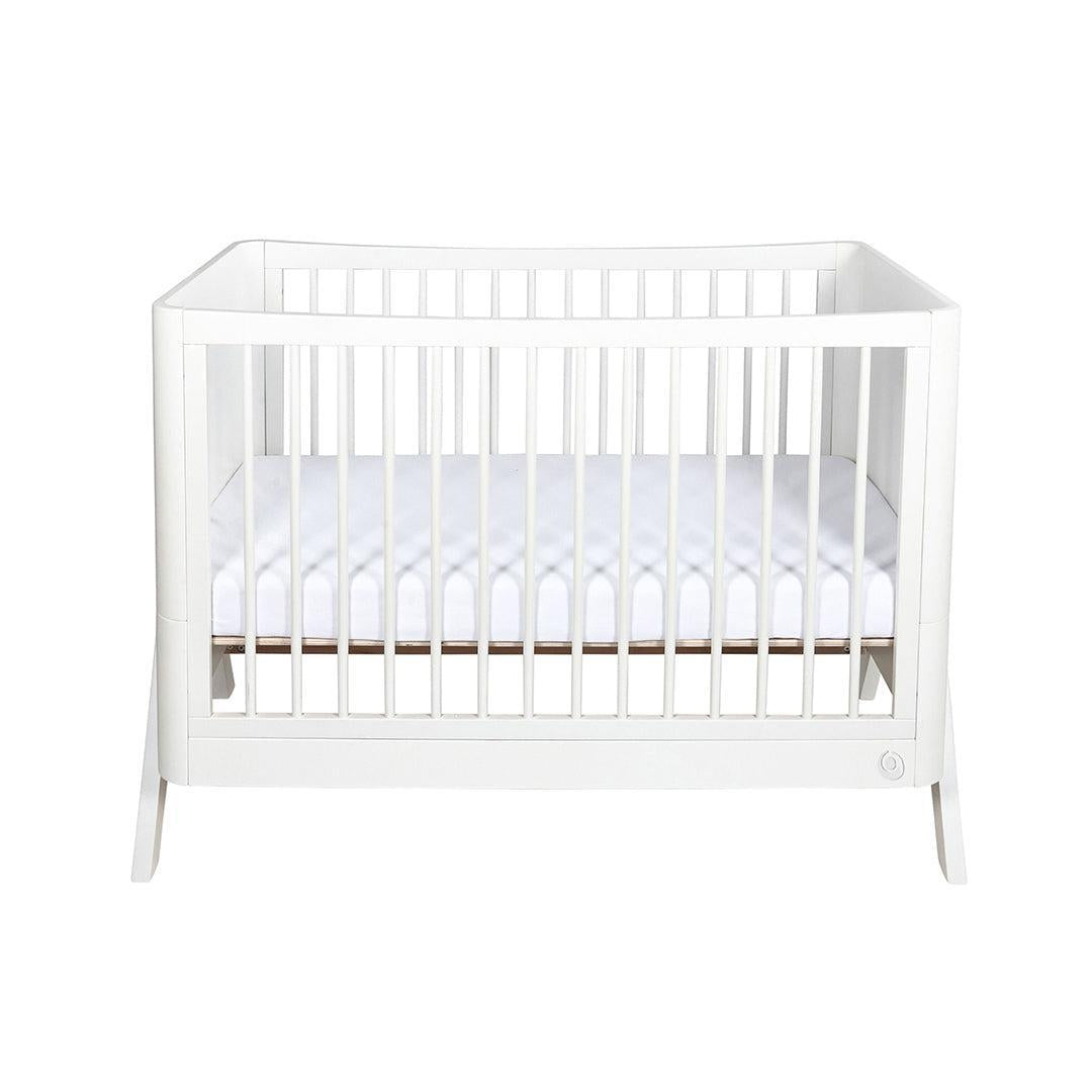 Gaia Baby Hera 'Studio Edit" Two Piece Set (Cot & Dresser) - White-Nursery Sets-White-Without Mattress | Natural Baby Shower