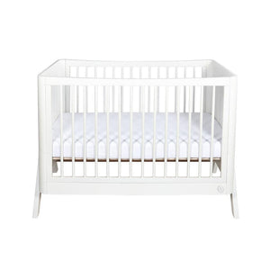 Gaia Baby Hera 'Studio Edit" Two Piece Set (Cot & Dresser) - White-Nursery Sets-White-Without Mattress | Natural Baby Shower