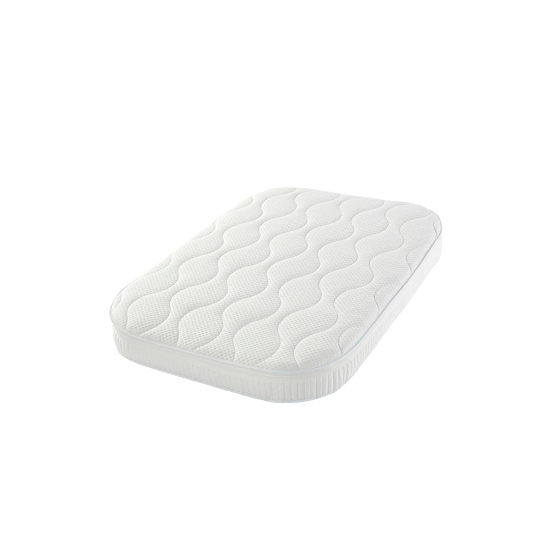 Gaia Baby Serena Mini Cot Mattress - 2 Piece + Cover - White-Mattresses-White- | Natural Baby Shower