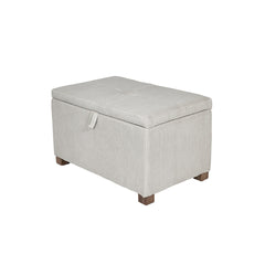 Gaia Baby Serena Footstool - Ecru Corduroy-Footstools-Ecru Corduroy- | Natural Baby Shower