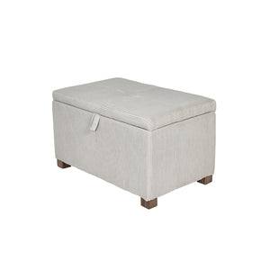 Gaia Baby Serena Footstool - Ecru Corduroy-Footstools-Ecru Corduroy- | Natural Baby Shower