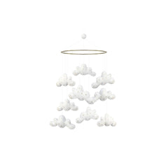 GAMCHA Mobile - Clouds - White-Baby Mobiles- | Natural Baby Shower
