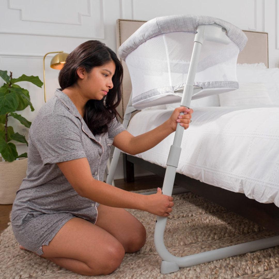 HALO BassiNest FLEX Sleeper - Heather Weave-Bedside Cribs- | Natural Baby Shower