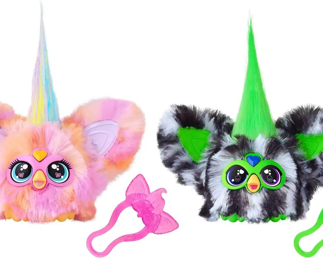 Hasbro - Mini Furby Furblets May-May ve Greenie-Meanie 2li Oyuncakları