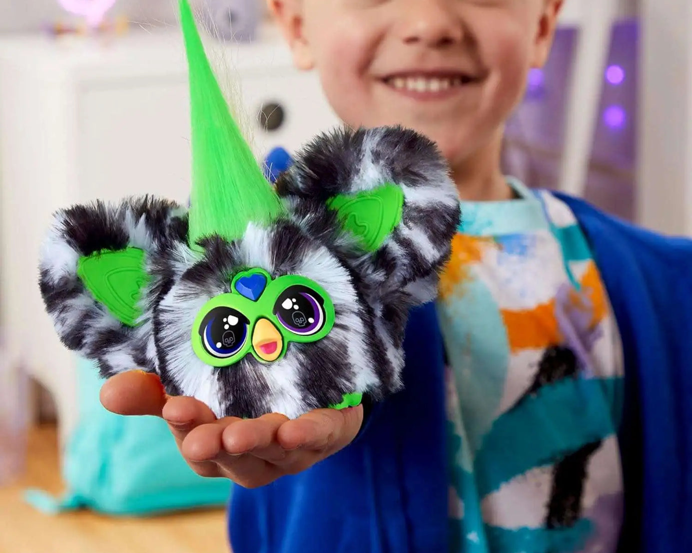 Hasbro - Mini Furby Furblets May-May ve Greenie-Meanie 2li Oyuncakları
