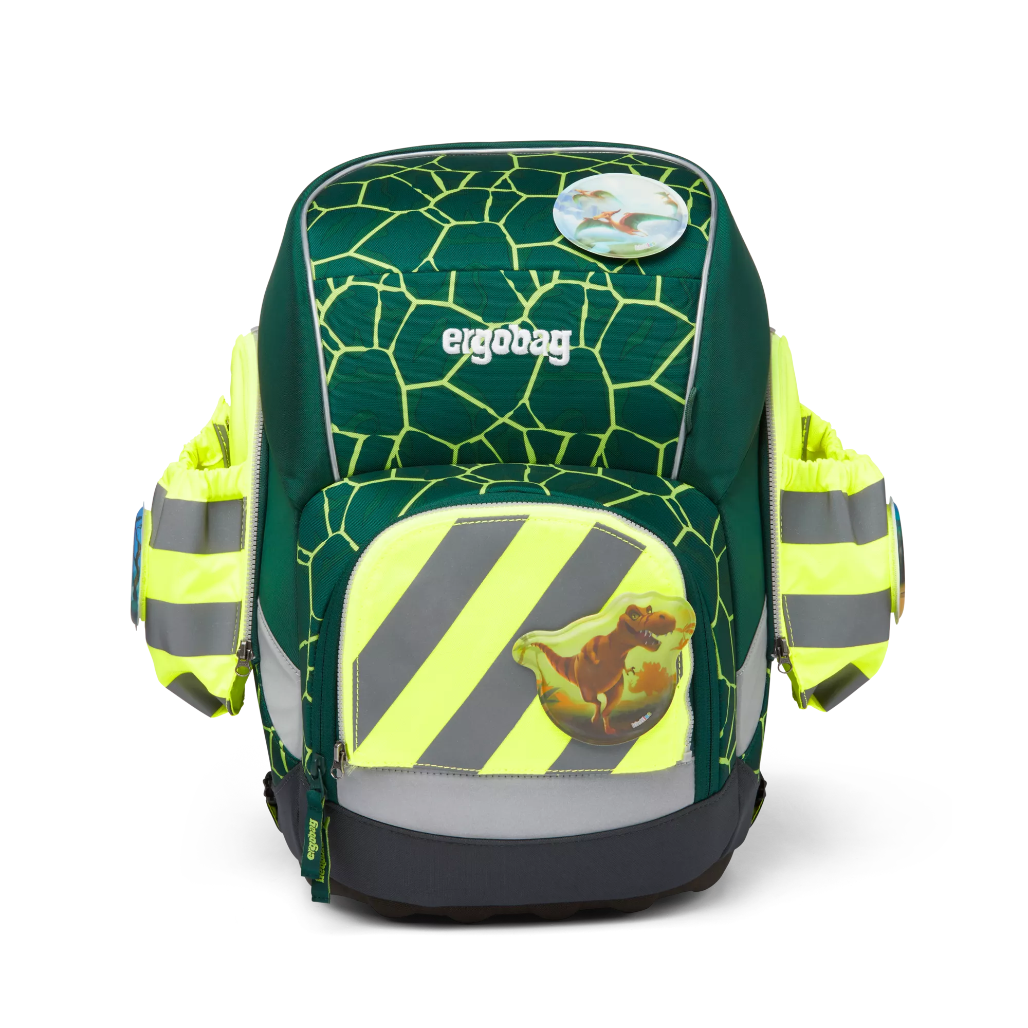 Ergobag - Side Pocket Fermuar Seti With Reflective Yellow