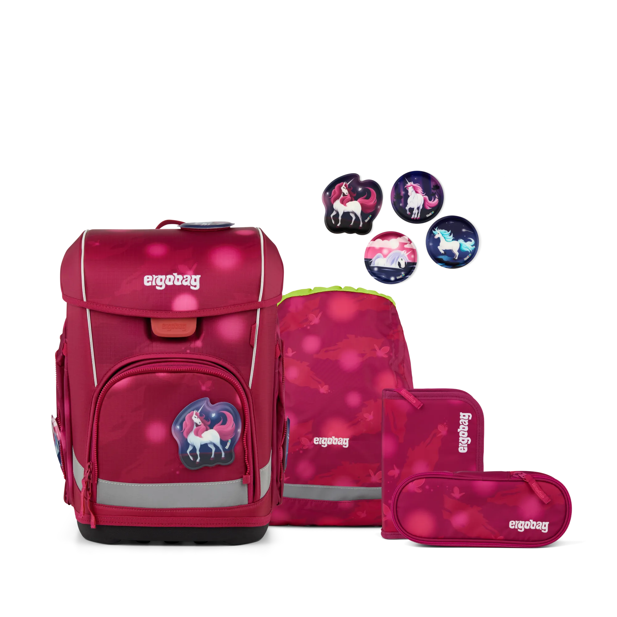 Ergobag School Okul Çantası Set Cubo Light Cubo Light Bearicorn