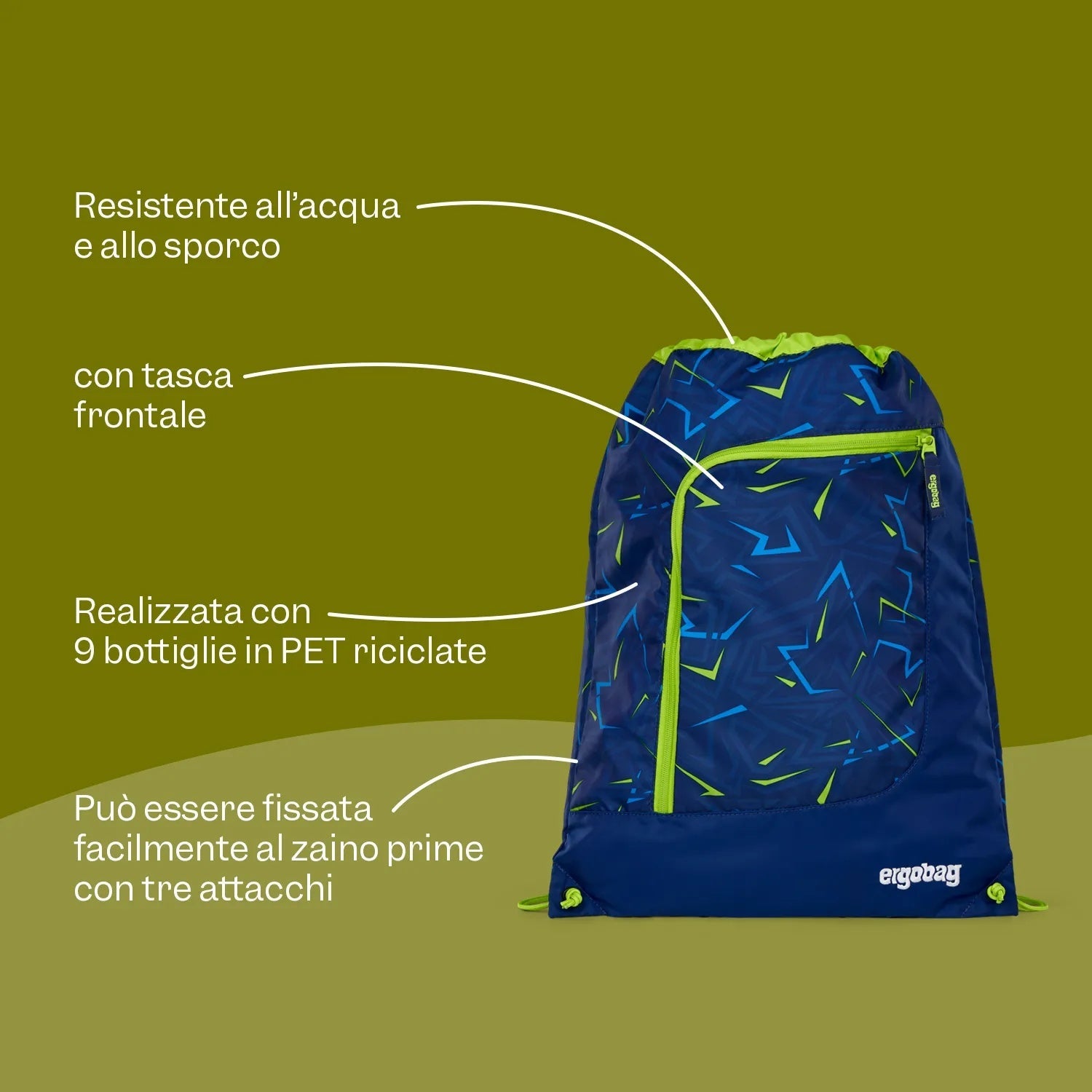 Ergobag - Prime Spor Çantası Junglebear