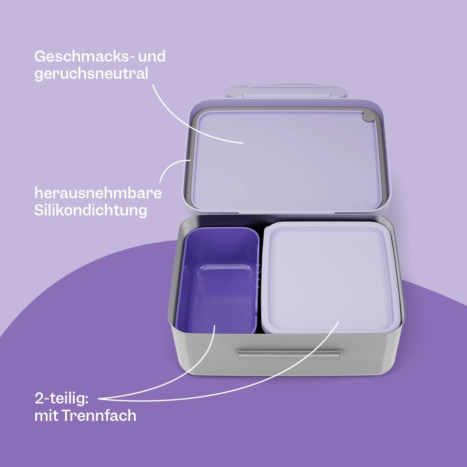 Ergobag - Stainless Steel Beslenme Kutusu Butterfly
