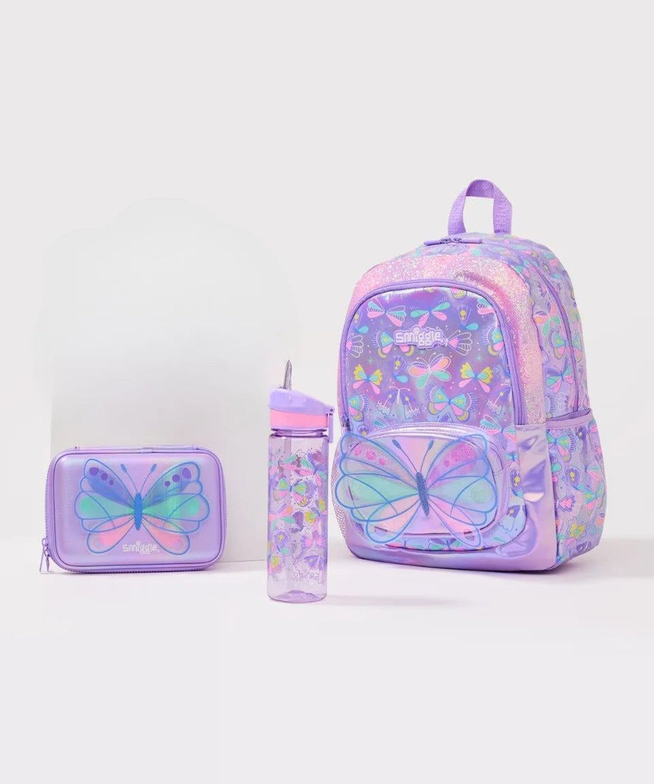 Smiggle - Wild Side 4'lü Okul Çanta Seti-Dinossi