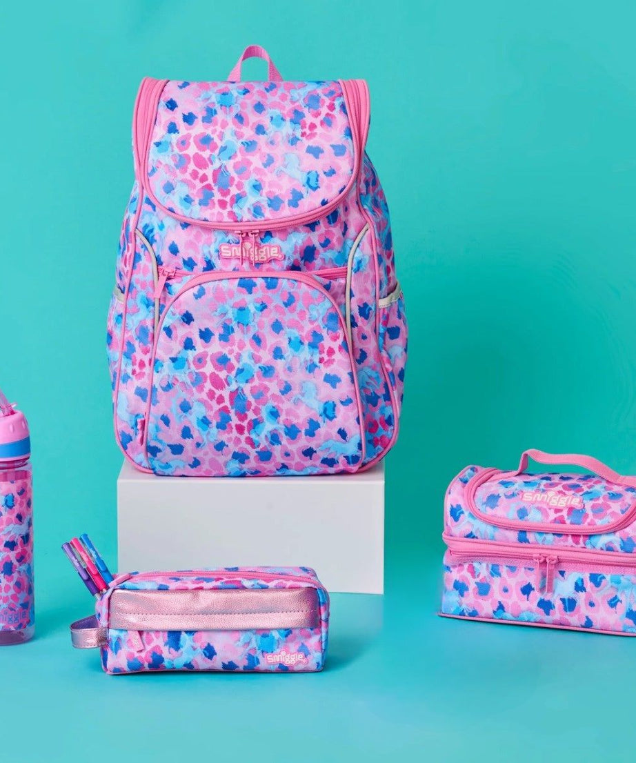 Smiggle - Mirage 4'lü Okul Çanta Seti-Dinossi