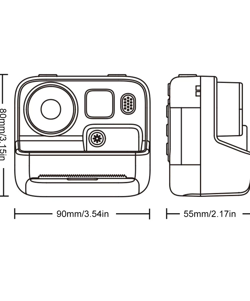 iPixi – 即时打印数码照片和视频摄像机 粉色