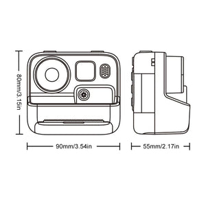 iPixi – Anında Baskı Dijital Fotoğraf ve Video Kamera Pembe