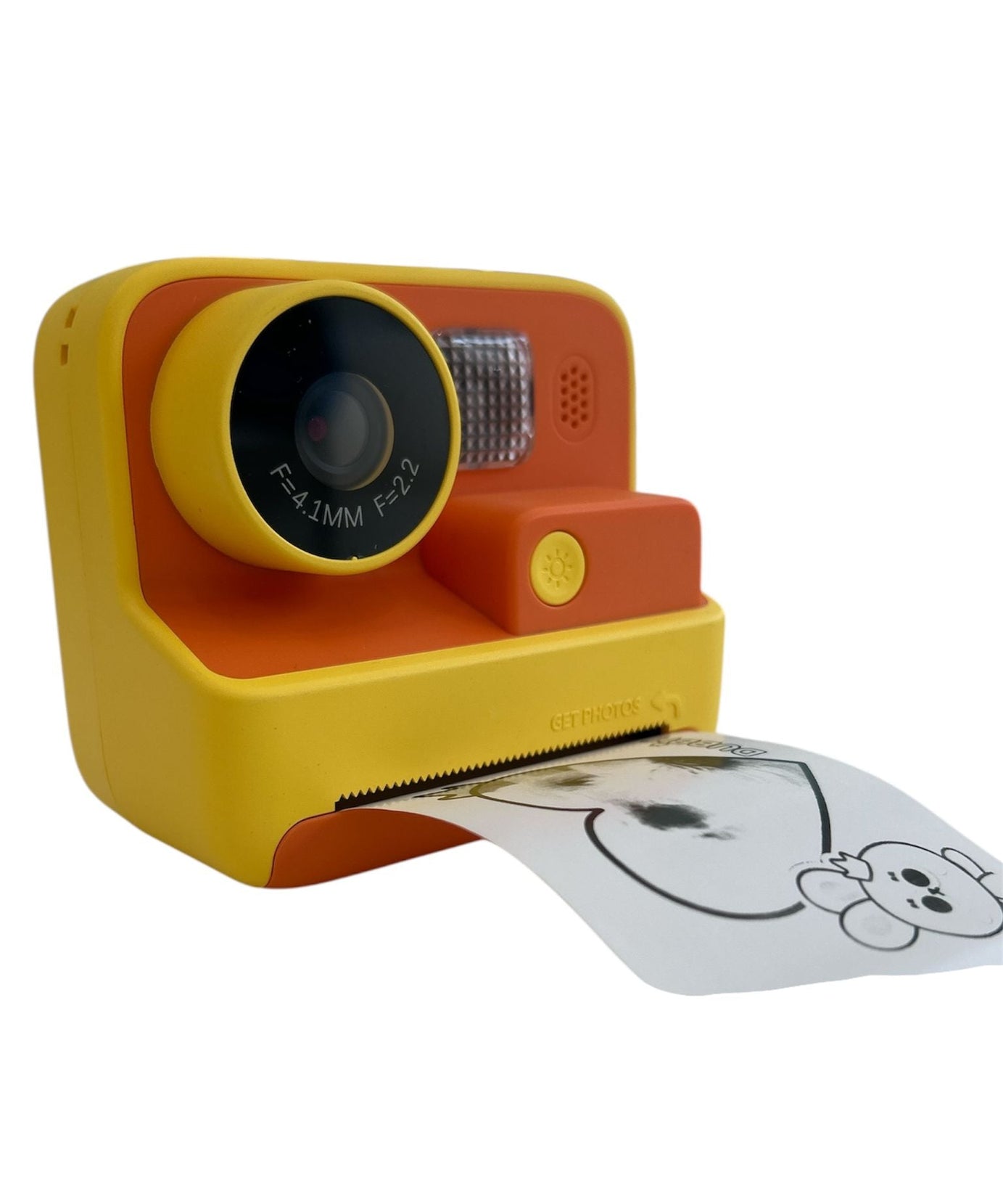 iPixi – インスタントプリントデジタル写真とビデオカメラ オレンジ
