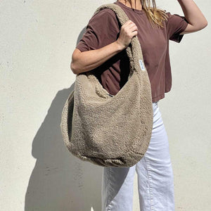 JEM + BEA Teddy XL Changing Bag - Fawn-Changing Bags-Fawn- | Natural Baby Shower