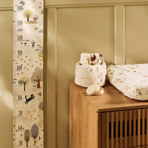 Jollein Changing Table Basket Cloudy Rib - Oatmeal-Changing Baskets-Oatmeal- | Natural Baby Shower