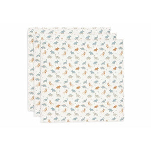 Jollein Muslin Cloth (3pack) - Roarsome-Muslin Squares-Roarsome- | Natural Baby Shower