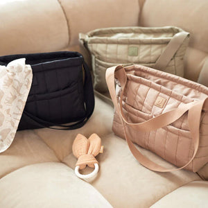 Jollein Puffed Stroller Organizer - Olive Green-Stroller Organisers-Olive Green- | Natural Baby Shower