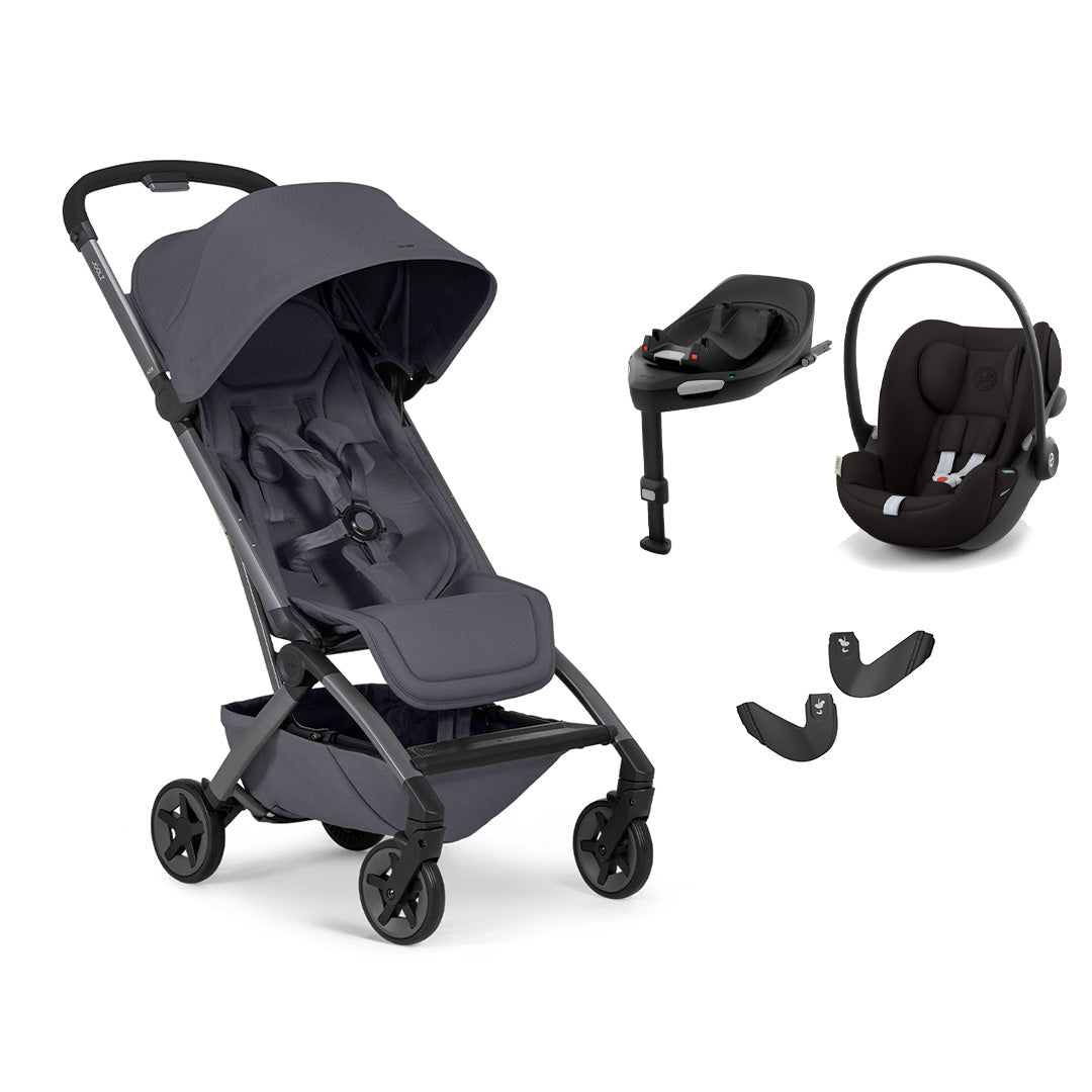 Joolz Aer 2 | CYBEX Travel System-Travel Systems-Stone Grey-No Carrycot | Natural Baby Shower