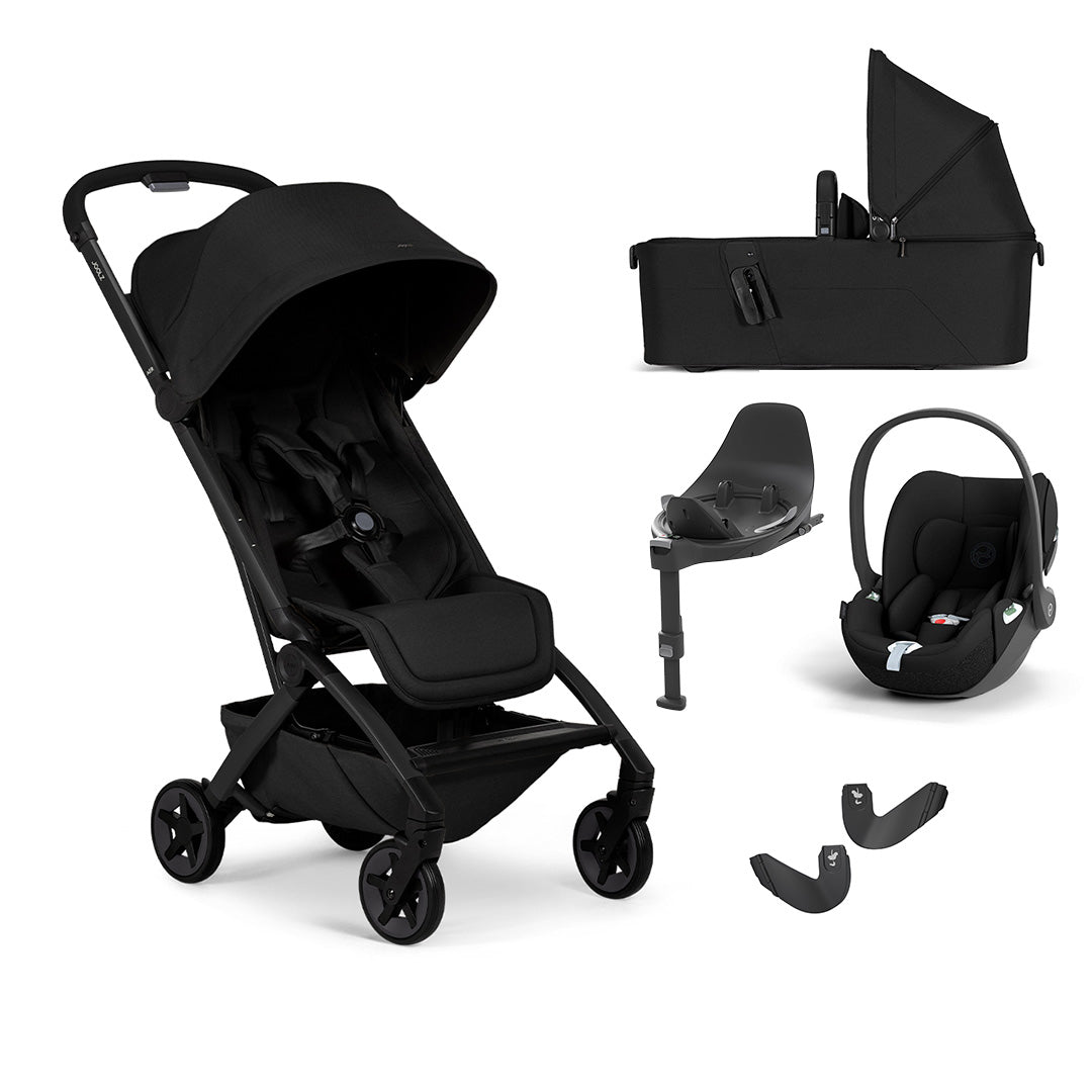 Joolz Aer 2 | CYBEX Travel System-Travel Systems-Space Black-With Carrycot | Natural Baby Shower