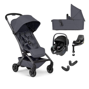Joolz Aer 2 | Maxi Cosi Travel System-Travel Systems-Stone Grey-With Carrycot | Natural Baby Shower