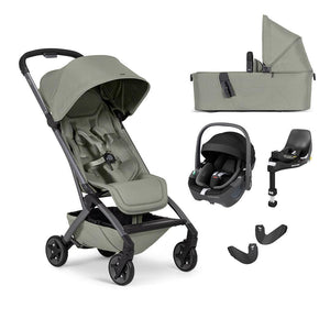 Joolz Aer 2 | Maxi Cosi Travel System-Travel Systems-Sage Green-With Carrycot | Natural Baby Shower