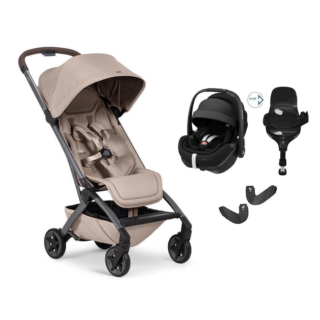 Joolz Aer 2 | Maxi Cosi Travel System-Travel Systems-Sandy Taupe-No Carrycot | Natural Baby Shower