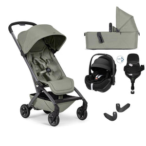 Joolz Aer 2 | Maxi Cosi Travel System-Travel Systems-Sage Green-With Carrycot | Natural Baby Shower
