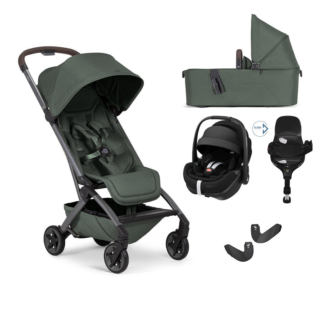 Joolz Aer 2 | Maxi Cosi Travel System-Travel Systems-Forest Green-With Carrycot | Natural Baby Shower