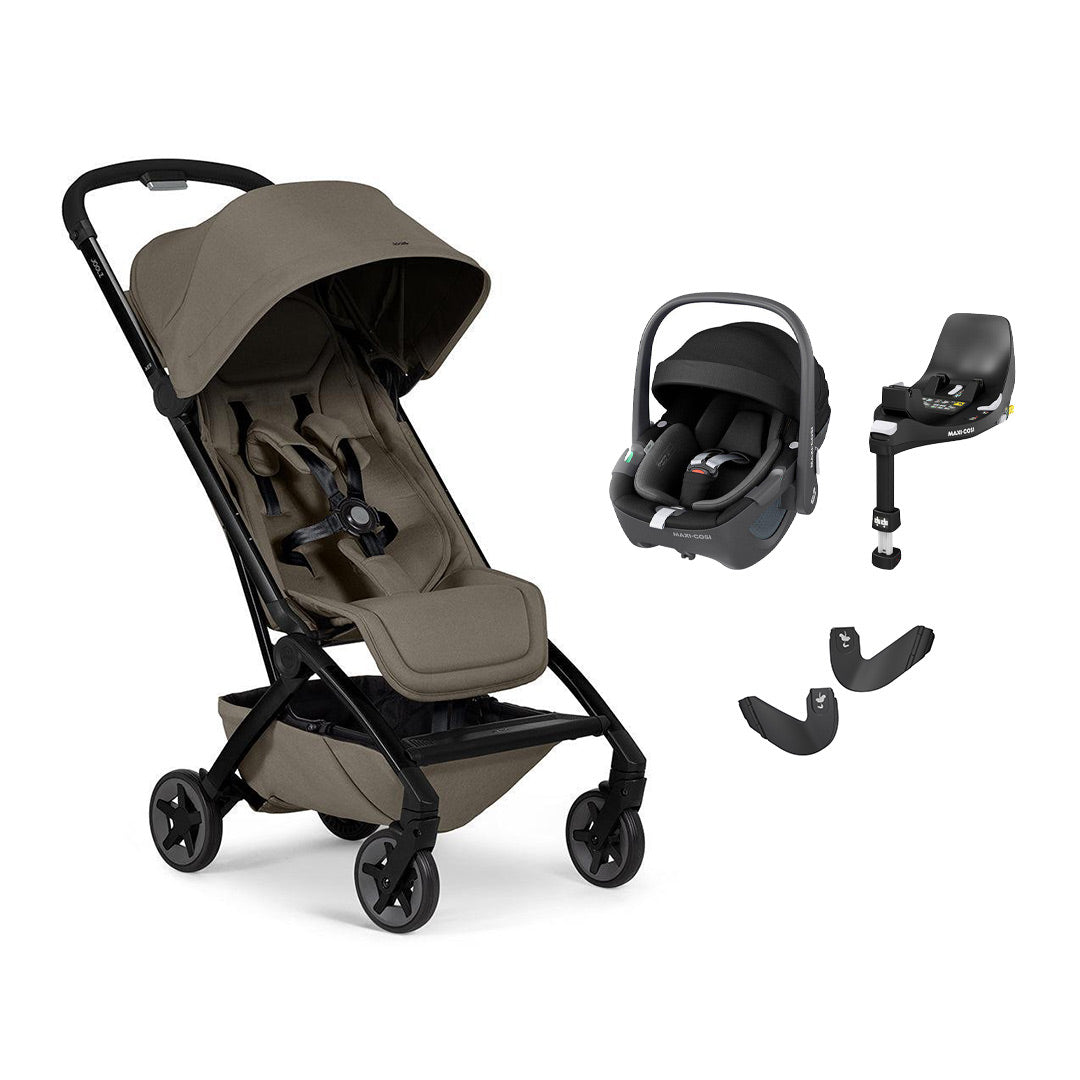 Joolz Aer2 | Maxi-Cosi Pebble Travel System-Travel Systems-Hazel Brown-No Carrycot | Natural Baby Shower