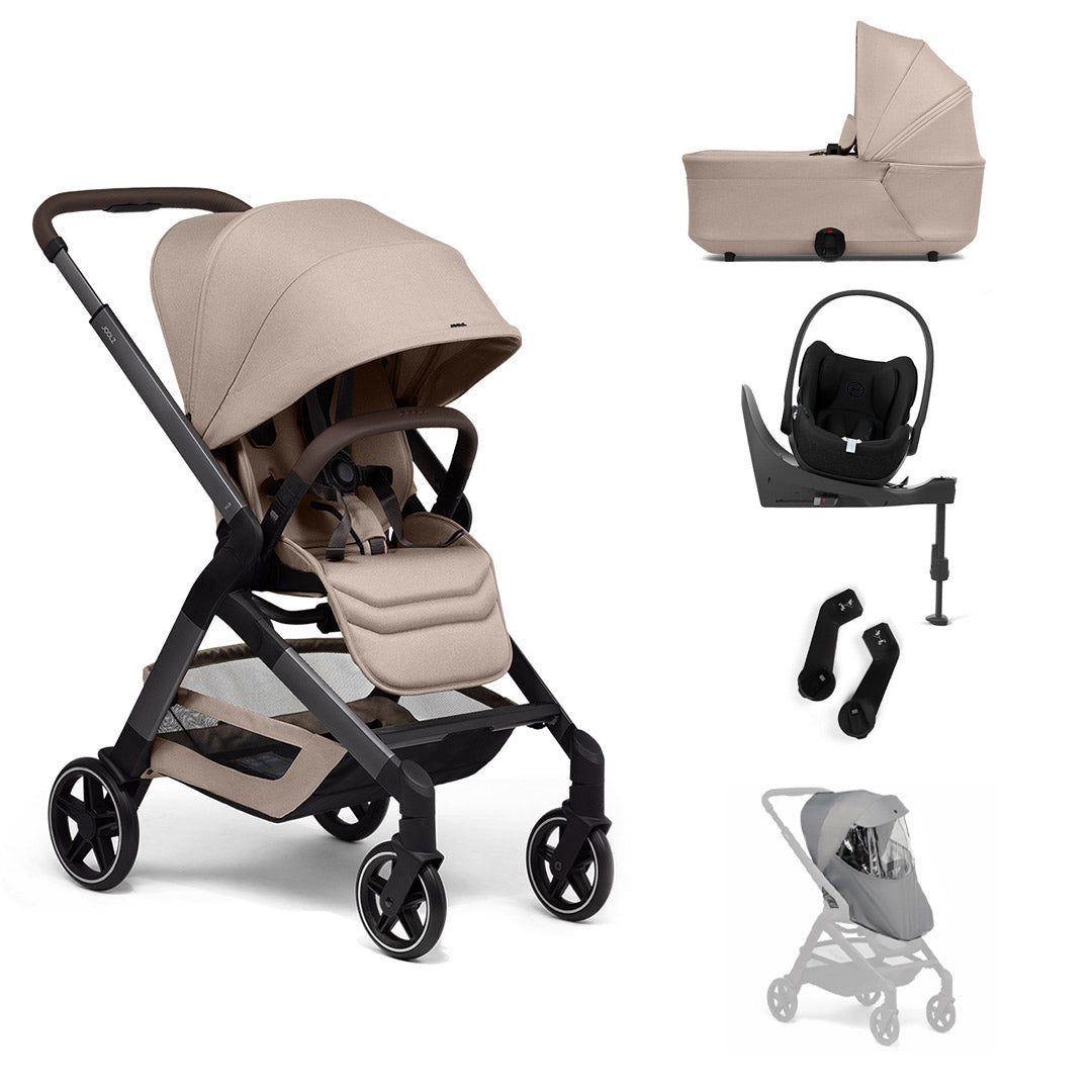 Joolz Hub2 + Cloud T Travel System-Travel Systems-Forest Green-No Base | Natural Baby Shower