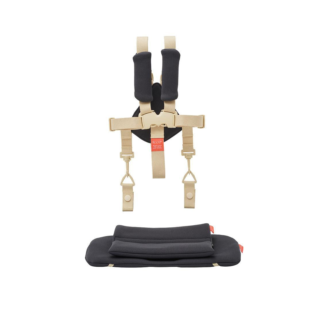 KAOS KLAPP® Jr Harness & Cushion Set - Charcoal Black-Highchair Accessories-Charcoal Black- | Natural Baby Shower