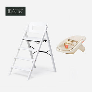 KAOS KLAPP® Newborn Kit-Highchairs-White/Beech- | Natural Baby Shower