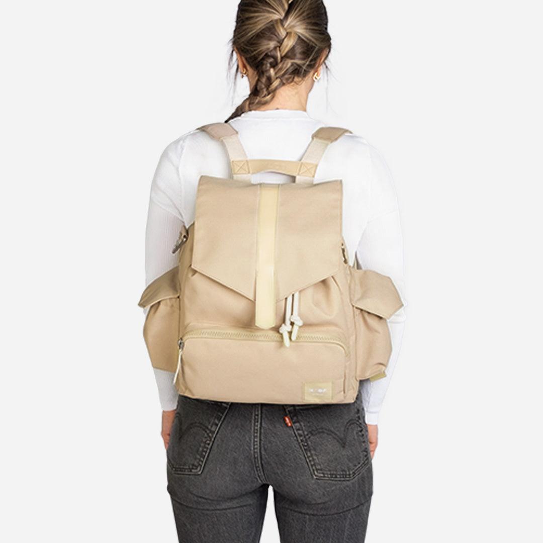 KAOS Ransel Changing Bag - Beige-Changing Bags-Beige- | Natural Baby Shower