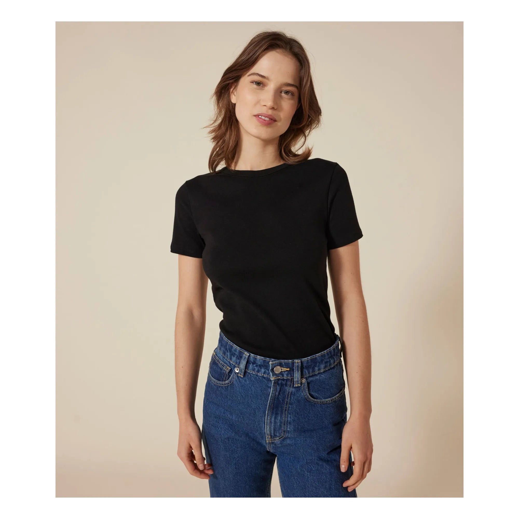 Petit Bateau - das ikonische T-Shirt - Damenkollektion | Schwarz