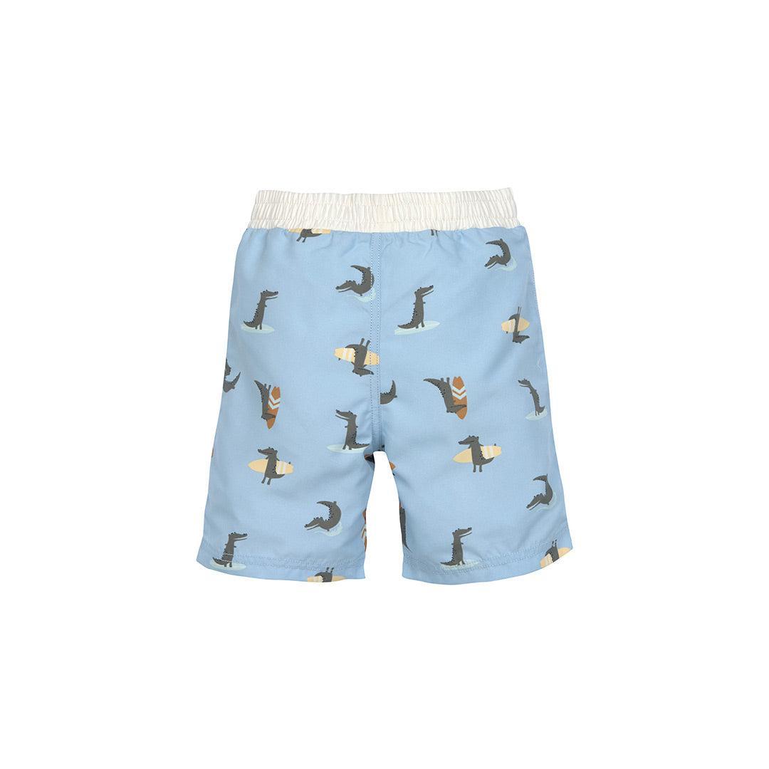 Lassig Board Shorts - Sky Blue - Crocodile-Shorts-Sky Blue-7-12m | Natural Baby Shower