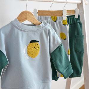 Lassig Leggings Jersey GOTS - Light Blue-Trousers-Light Blue-1-2y | Natural Baby Shower