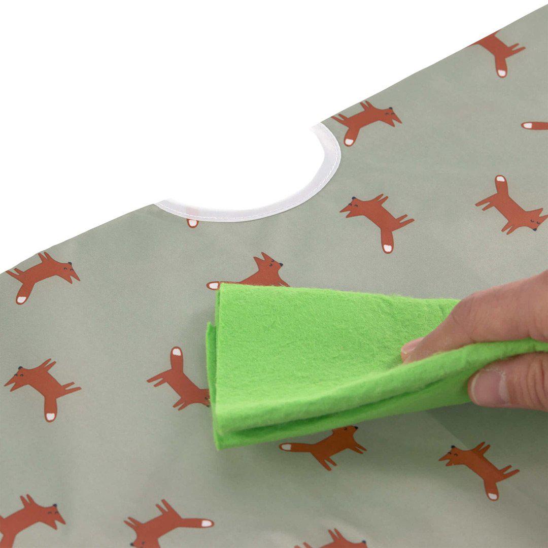 Lassig Long Sleeve Bibs - Little Forest Fox - 2 Pack-Bibs- | Natural Baby Shower