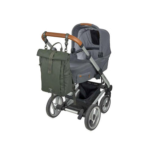 Lassig Rolltop Backpack - Olive-Changing Bags-Olive- | Natural Baby Shower