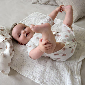 Lassig Playsuit GOTS - Cat Nature - Beige-Bodysuits-Cat Nature - Beige-3-6m | Natural Baby Shower