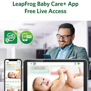 LeapFrog LF4915HD 5" Wi-Fi Pan & Tilt Monitor - White-Baby Monitors-White- | Natural Baby Shower