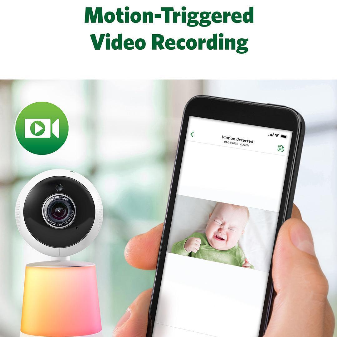 LeapFrog LF4915HD 5" Wi-Fi Pan & Tilt Monitor - White-Baby Monitors-White- | Natural Baby Shower