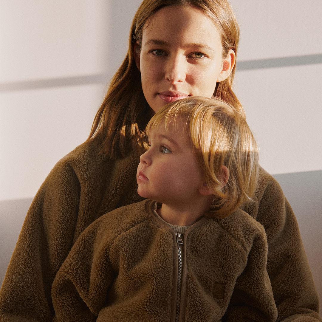 Liewood Calina Pile Jacket - Oat-Coats-Oat-104 | Natural Baby Shower