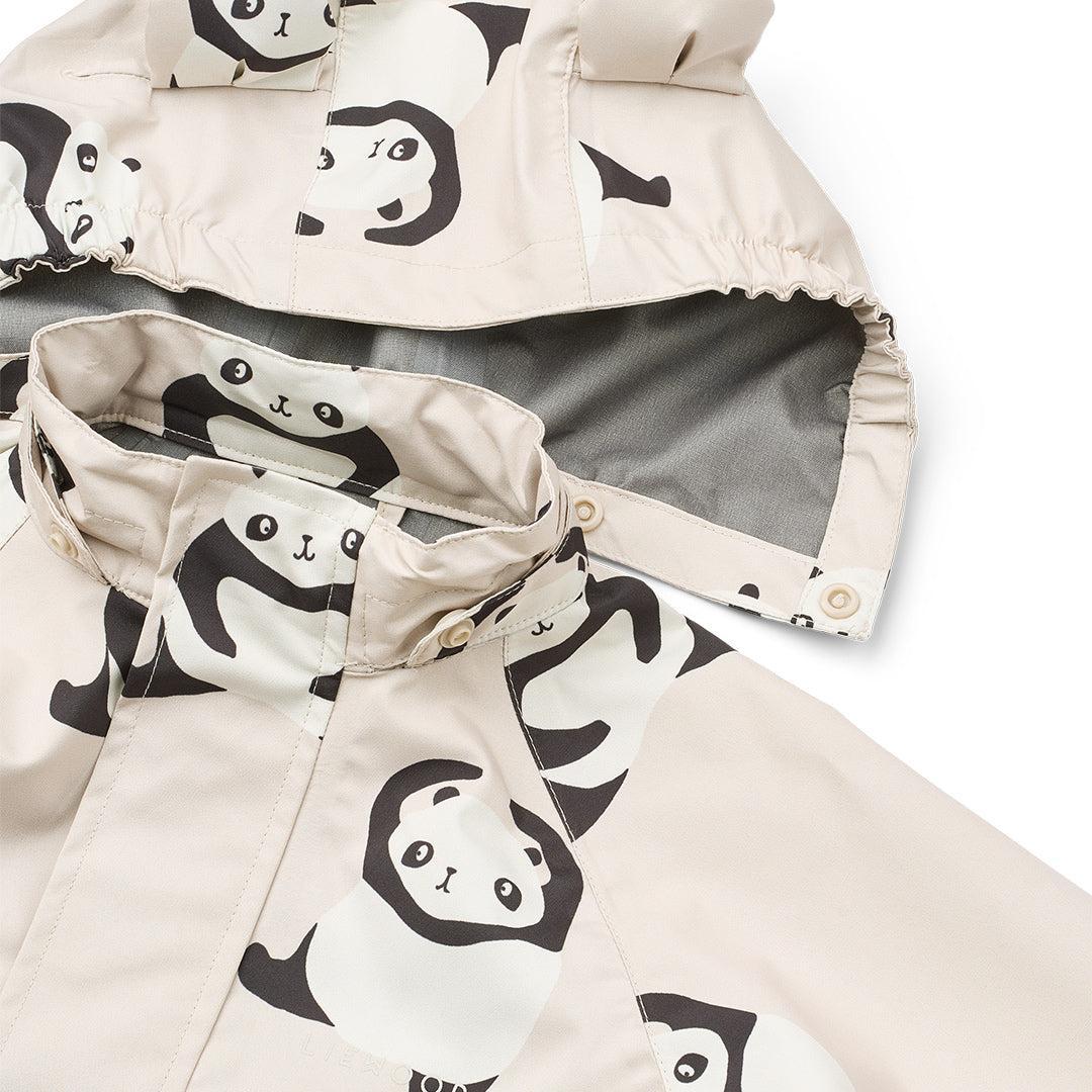 Liewood Manu Rainwear Set - Panda / Sandy-Clothing Sets-Panda / Sandy-80 | Natural Baby Shower