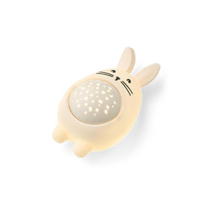 Liewood Manuel Rabbit Night Light & Sound and Projector Lamp - Sandy-Night Lights-Sandy-One size | Natural Baby Shower
