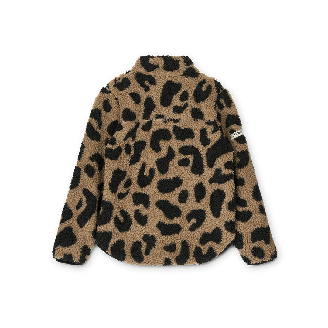 Liewood Nolan Pile Jacket - Mega Leo / Oat Mix-Coats-Mega Leo / Oat Mix-104 | Natural Baby Shower