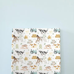 The Little Bumble Co. Anti Roll Changing Mat - Farm Yard-Changing Mats-Farm Yard-one size | Natural Baby Shower