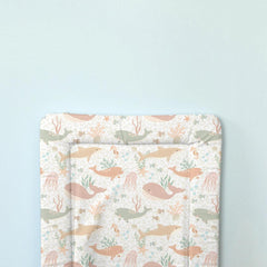 The Little Bumble Co. Standard Changing Mat - Pastel Ocean-Changing Mats-Pastel Ocean-one size | Natural Baby Shower